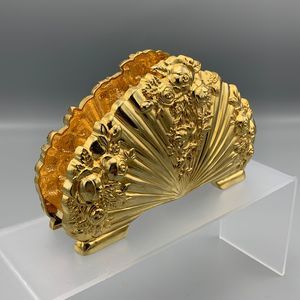 Royal Doulton Old Country Roses Silver Gold Collection Footed Napkin Holder